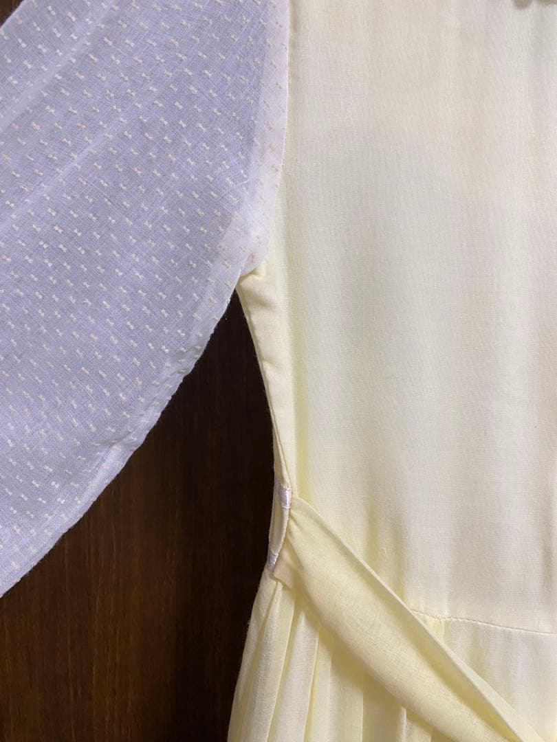 GUNNE SAX ロングワンピース クリームイエロー