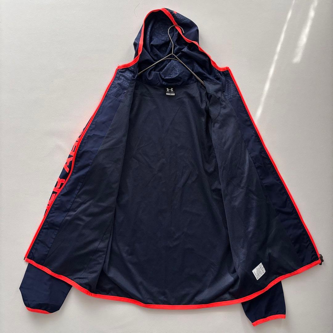 02385 アンダーアーマー　ウォームアップウェア　セットアップ　ナイロン