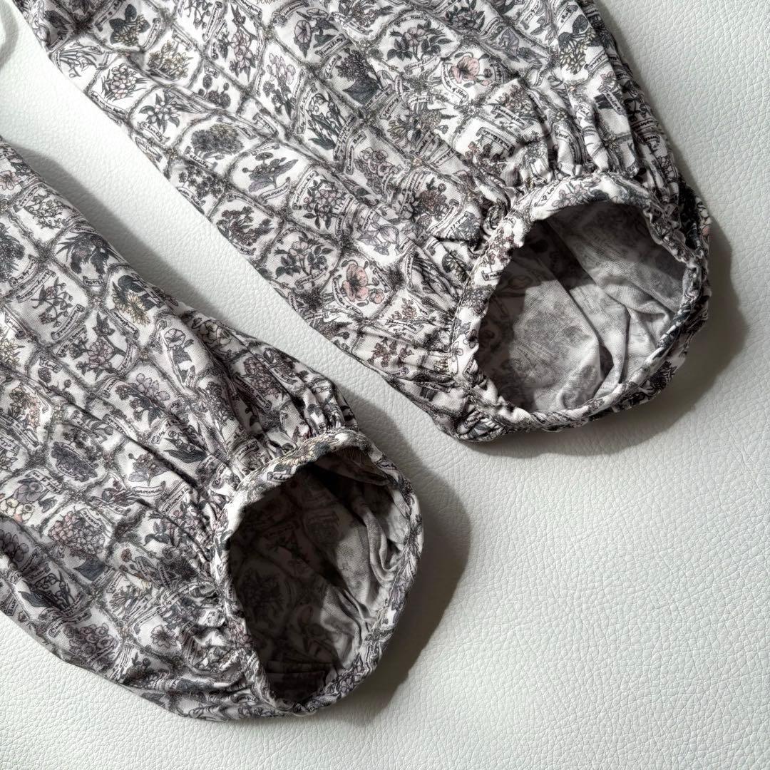 未使用 アフタヌーンティー シャツワンピース リバティ バンドカラー ロング