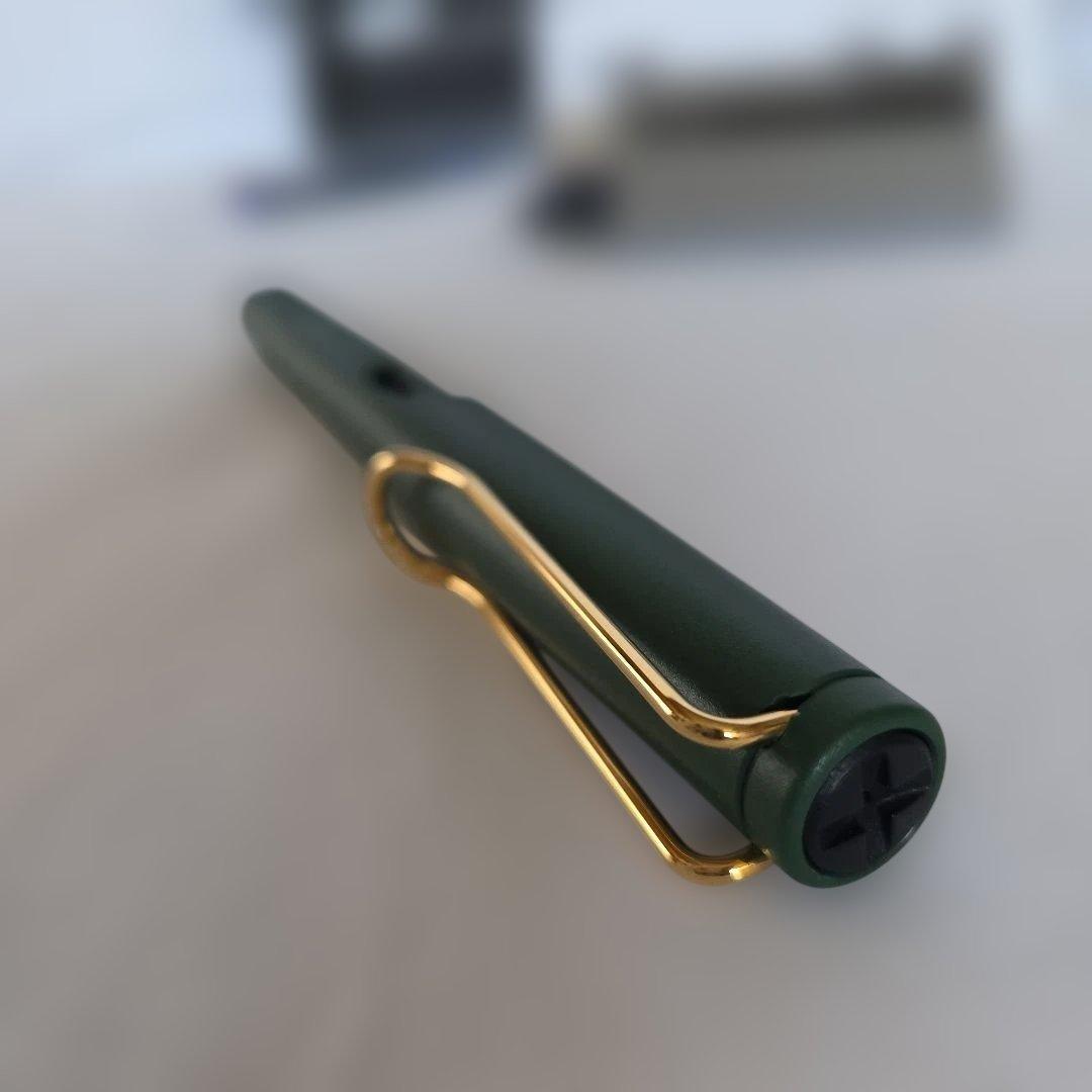 LAMY サファリ フィールドグリーン ゴールド 漢字ニブ 美品