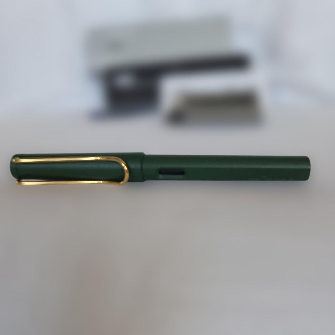 LAMY サファリ フィールドグリーン ゴールド 漢字ニブ 美品