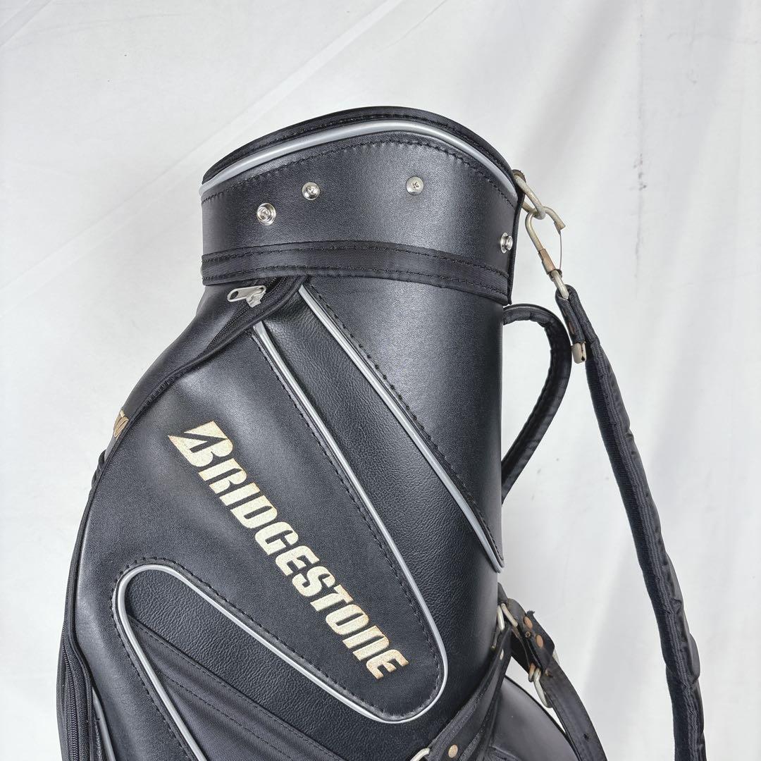 ブリヂストンゴルフ キャディバッグ ゴルフバッグ ブラック 6分割