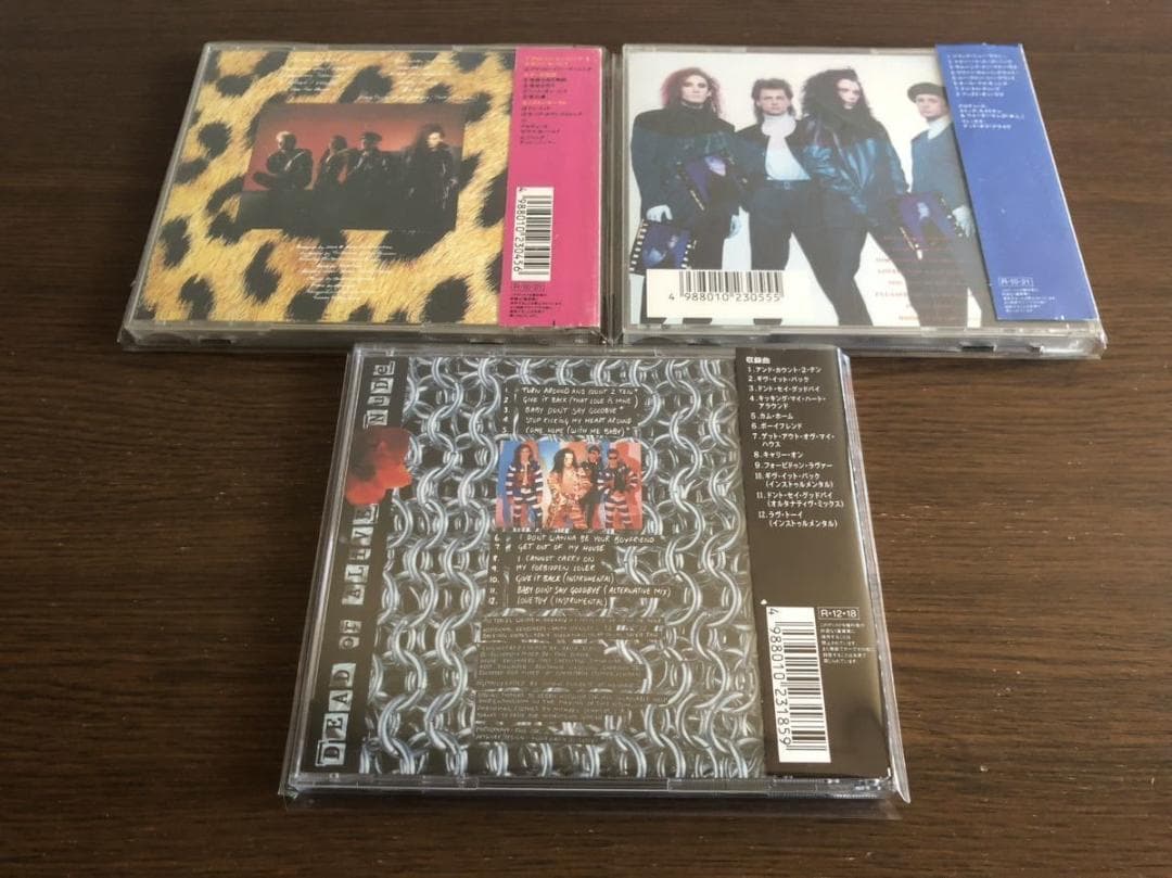 デッド・オア・アライヴ 旧規格3タイトルセット 日本盤 消費税表記なし 帯付属