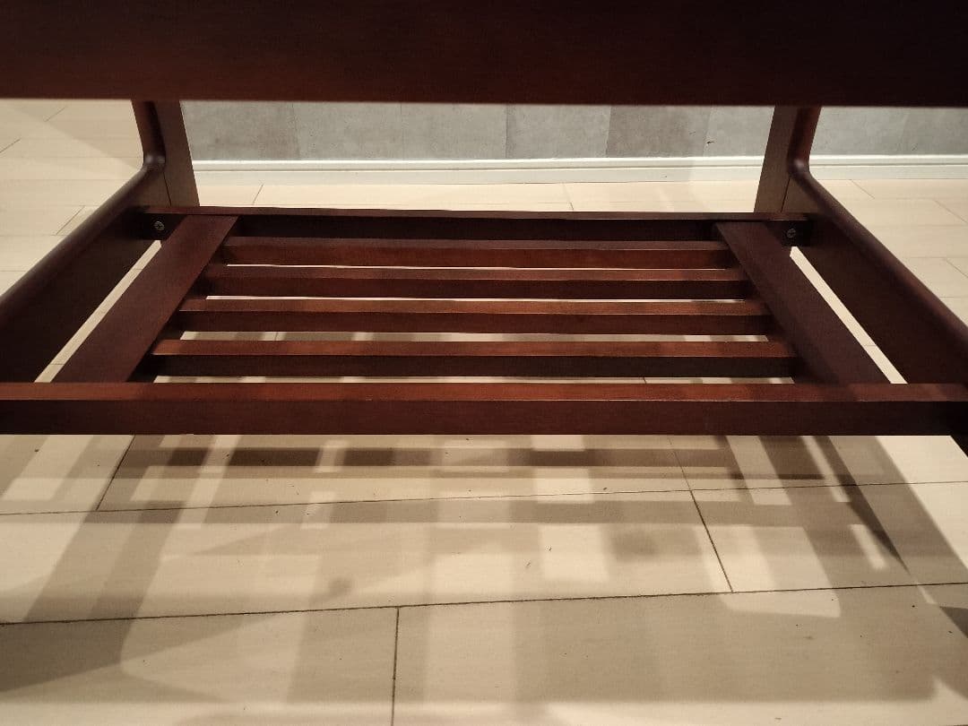 ヴィンテージ 木製ガラステーブル ローテーブル センターテーブル