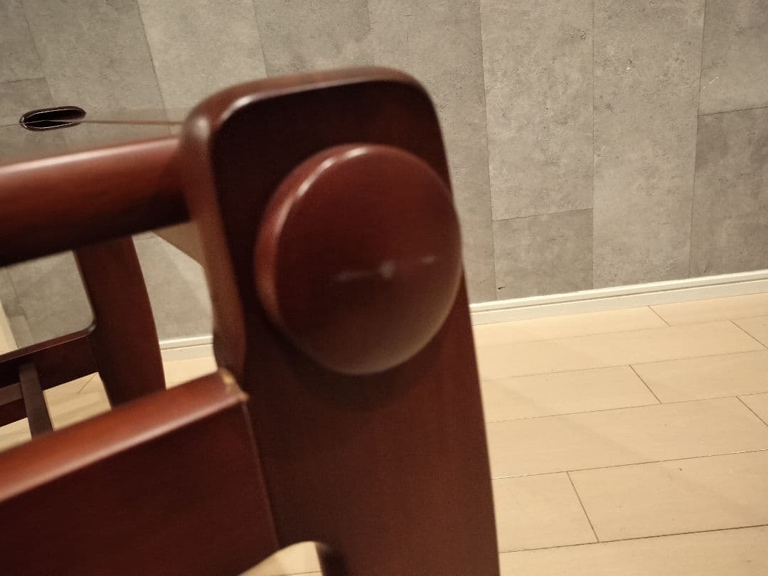 ヴィンテージ 木製ガラステーブル ローテーブル センターテーブル