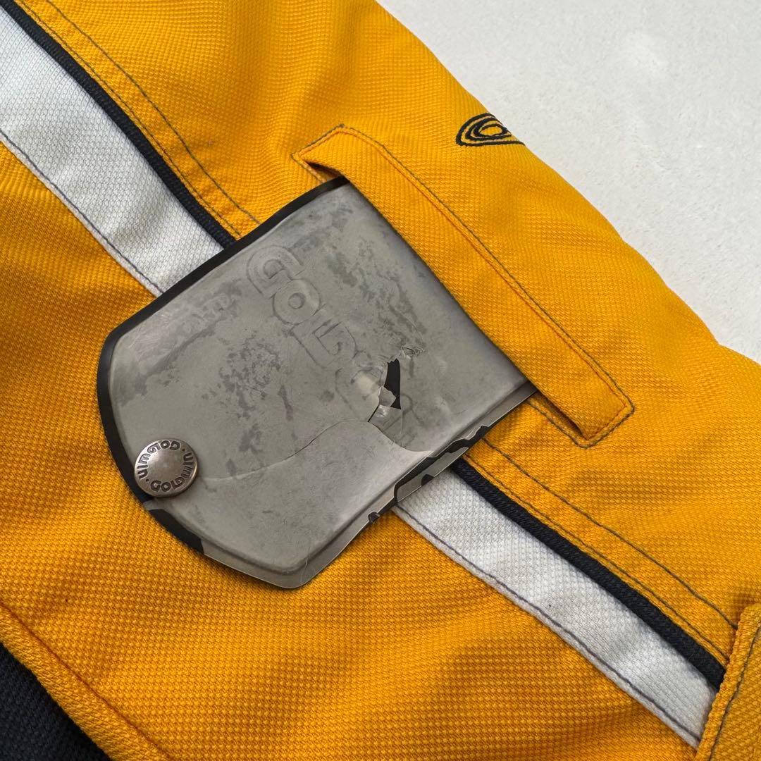 ゴールドウイン　スキーウェア　紺黄色　L 男性用　手袋プレゼント