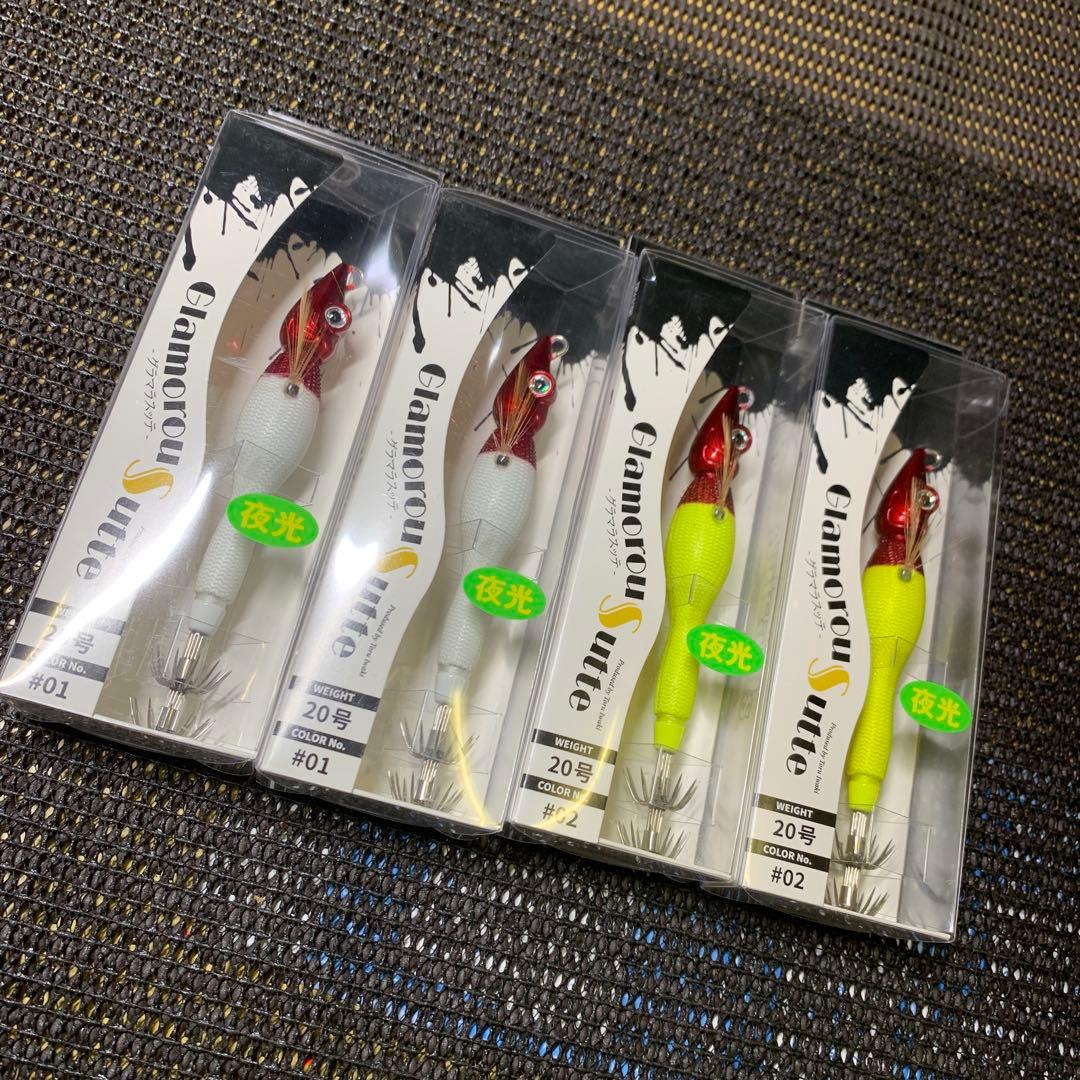 グラマラスッテ　20号　4セット　アニサキスッテ　ともぐいスッテ　イカメタル