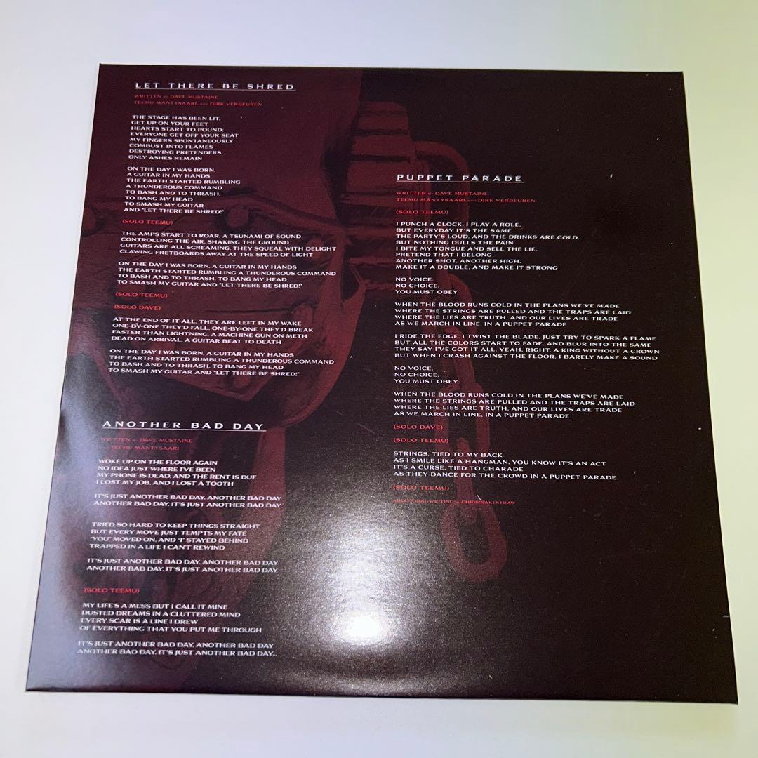 MEGADETH 限定 LIQUID 2LPレコード メガデス