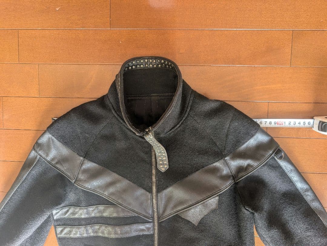 ROEN レザー　ライダース　Roar スワロフスキー付