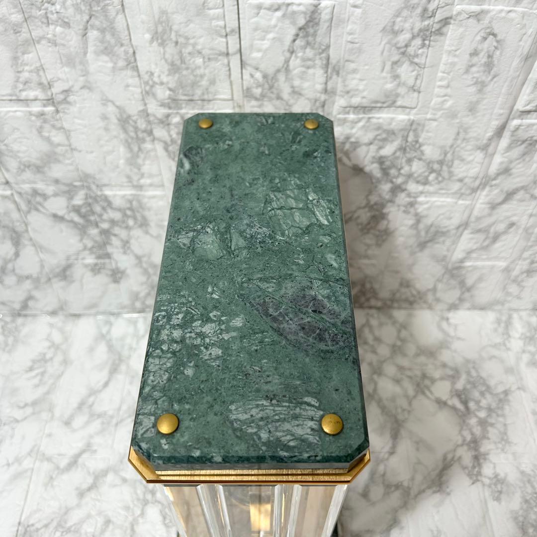 SEIKO セイコー 置時計 HW926G 蛇紋石 内閣総理大臣贈呈 電波時計