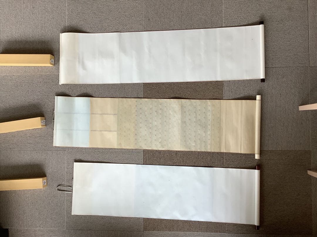 色紙掛け　掛軸tタイプ　3本　茶道具　色紙掛　色紙　短冊掛け