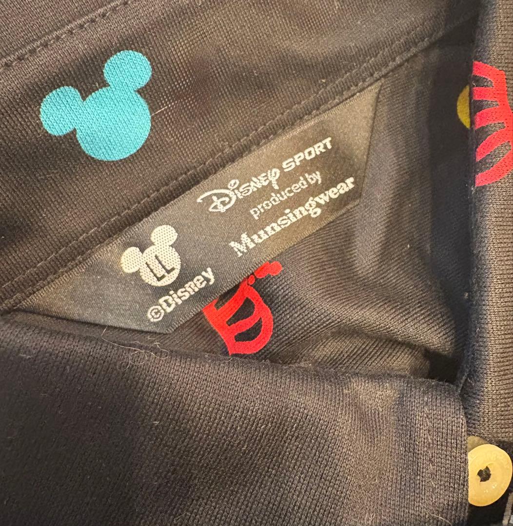 新品タグ付☆マンシングウェア×Disneミッキーコラボ ゴルフポロシャツ美品