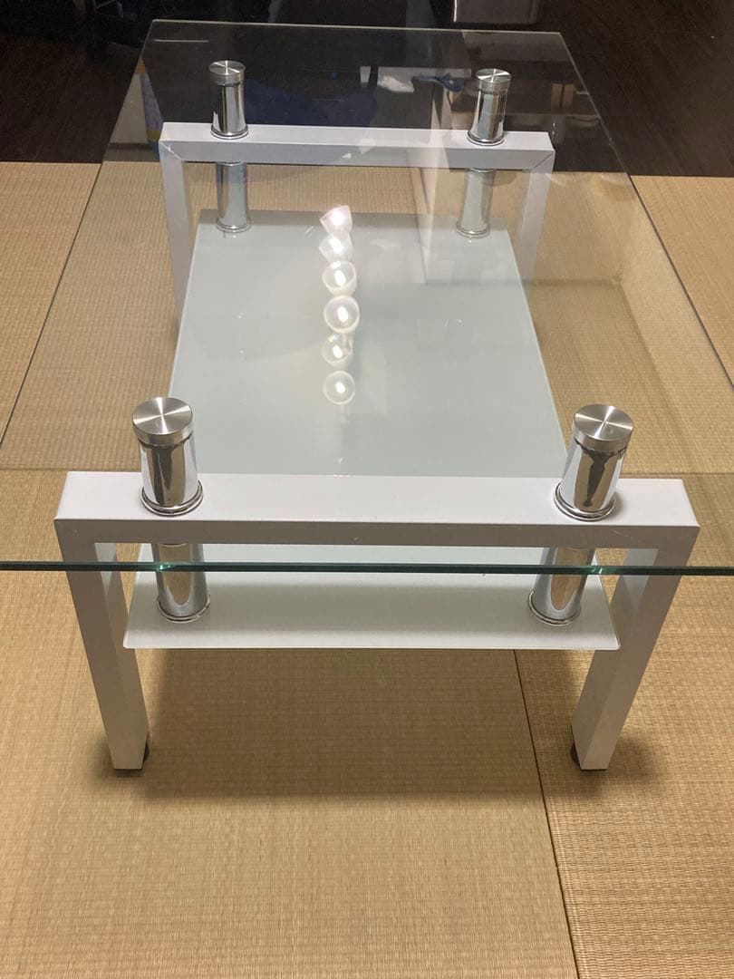 TEMPERED GLASS ガラステーブル【直接お引き渡しは1,980円】