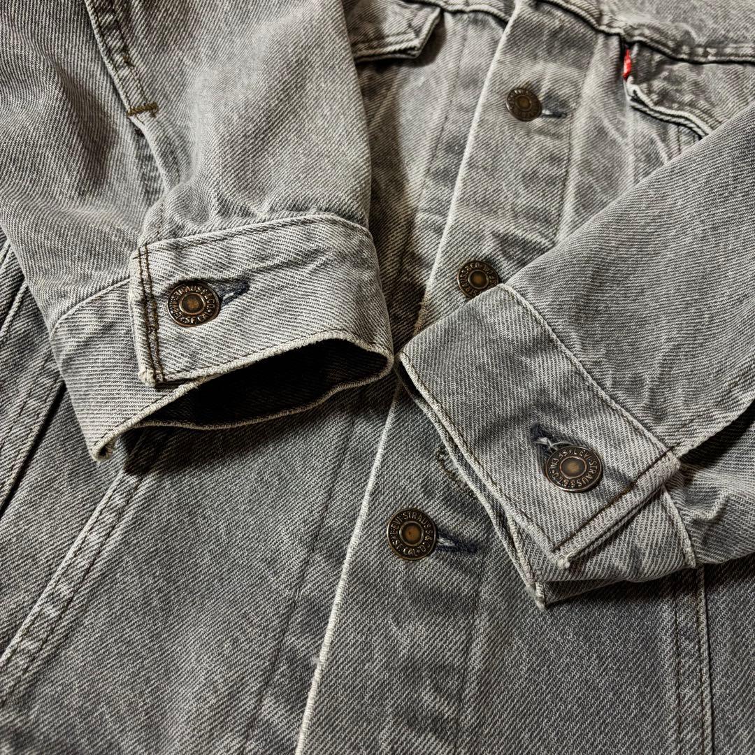 80's リーバイス 70506 サイズ 44 先染め ブラック USA製