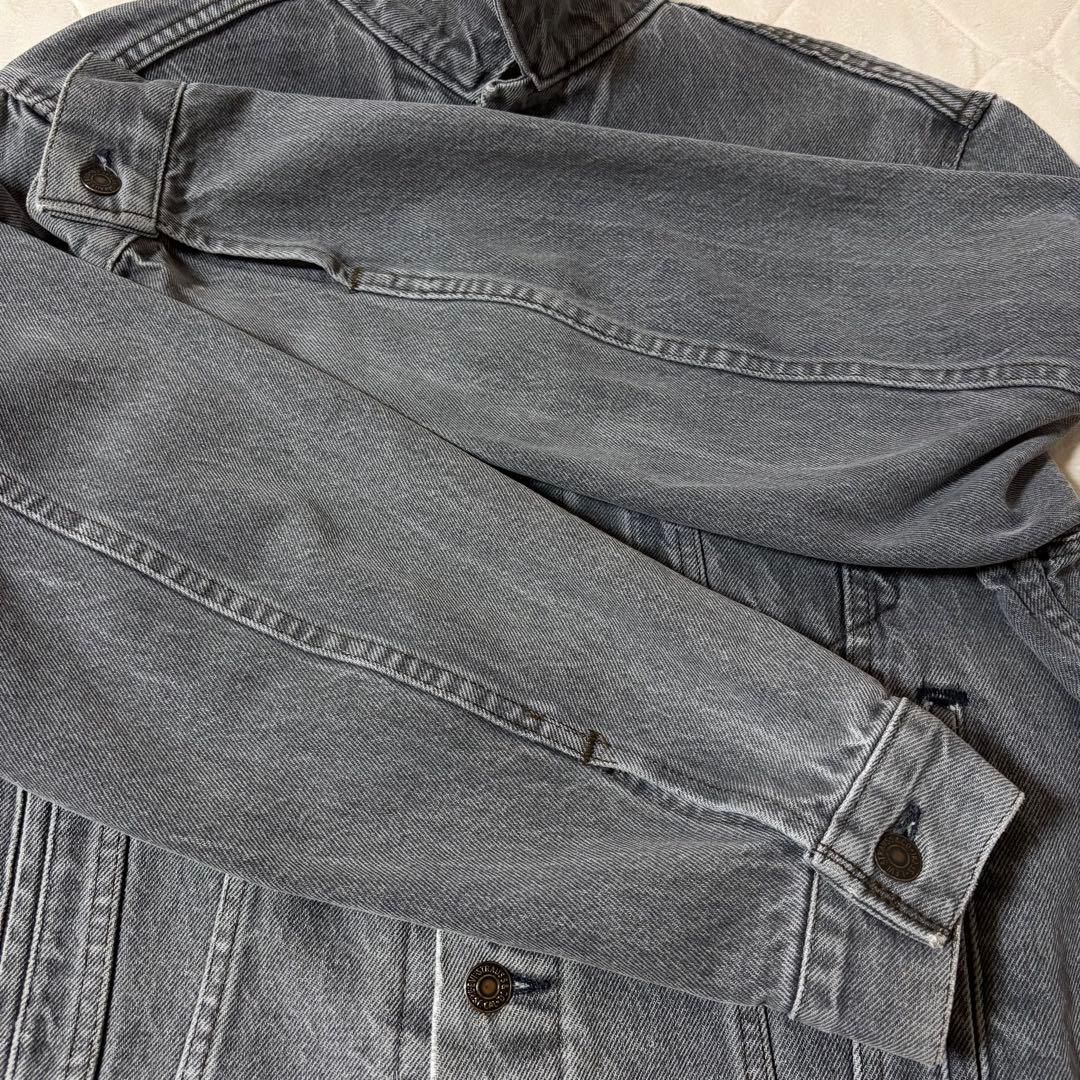 80's リーバイス 70506 サイズ 44 先染め ブラック USA製