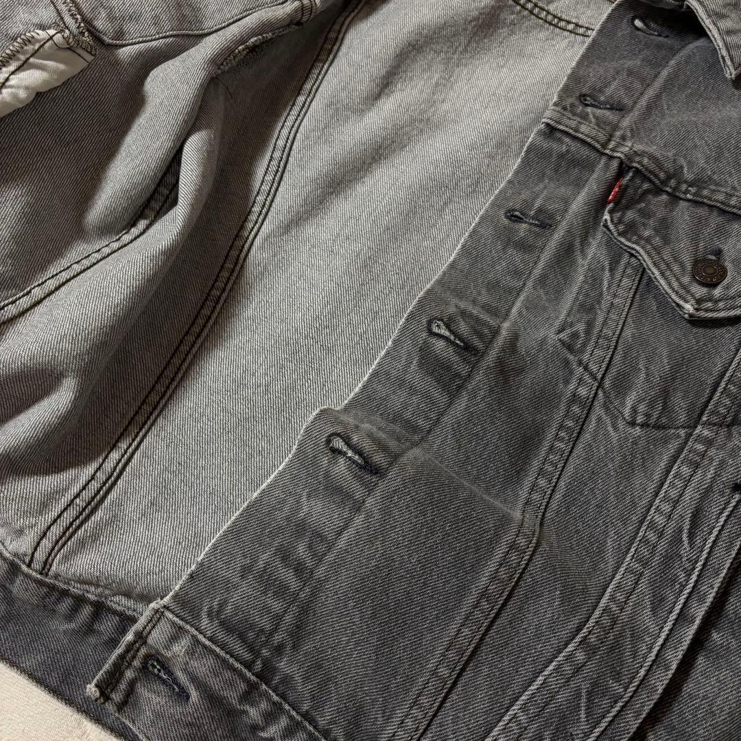 80's リーバイス 70506 サイズ 44 先染め ブラック USA製