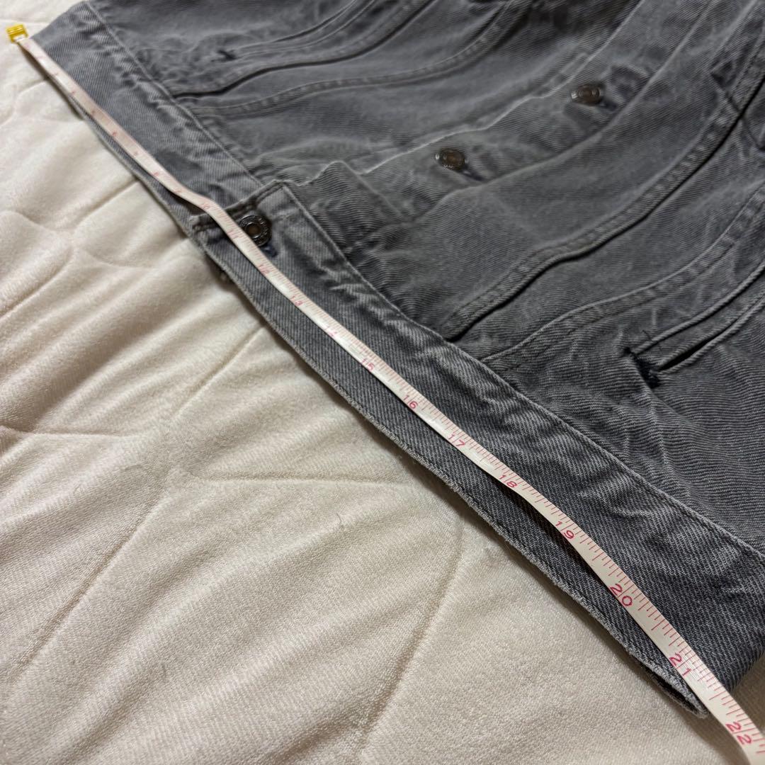 80's リーバイス 70506 サイズ 44 先染め ブラック USA製