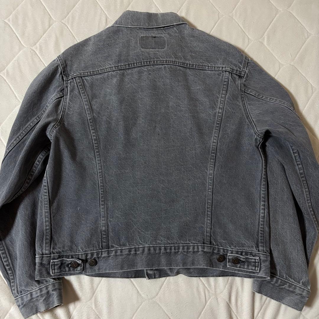 80's リーバイス 70506 サイズ 44 先染め ブラック USA製