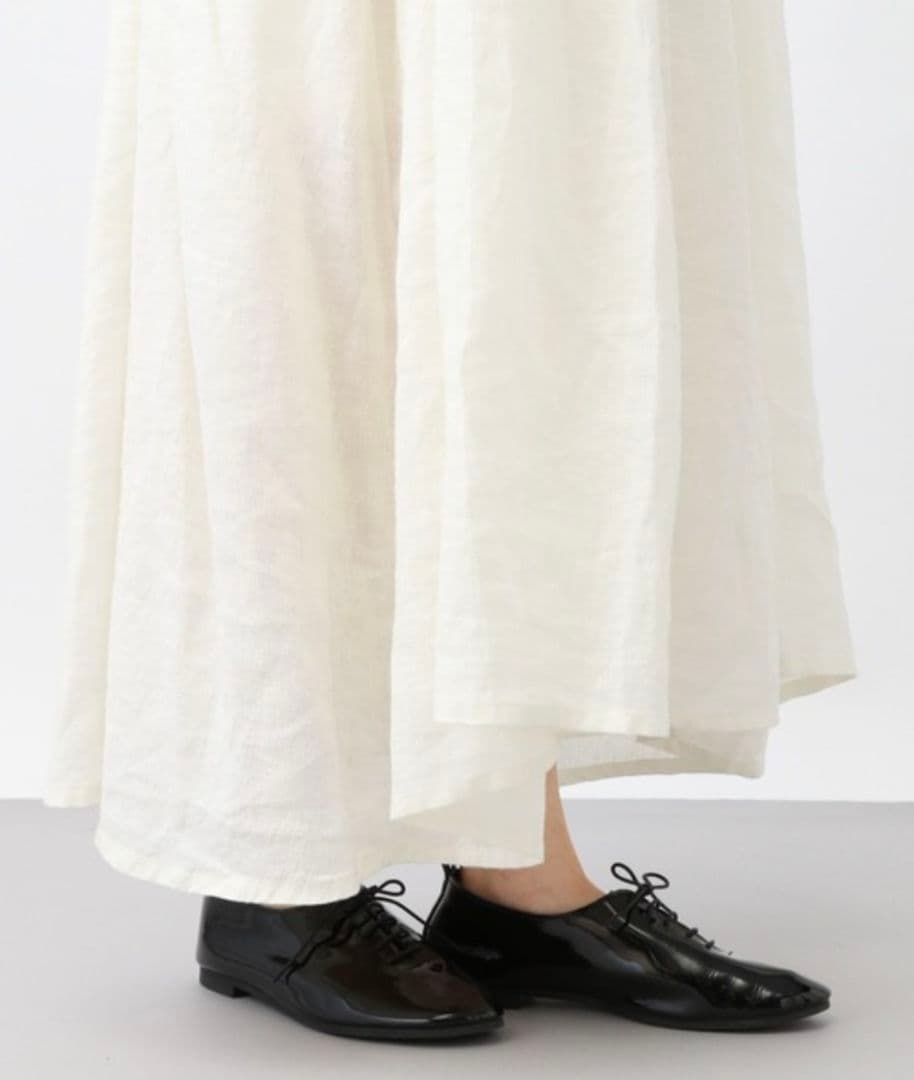 タグ付き natural by clip リネンキャミワンピース カーキ フリー