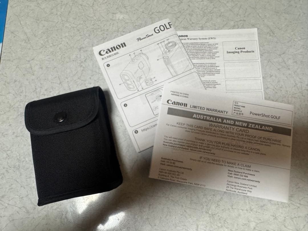 Canon ゴルフ用距離計 パワーショットSDカード付き
