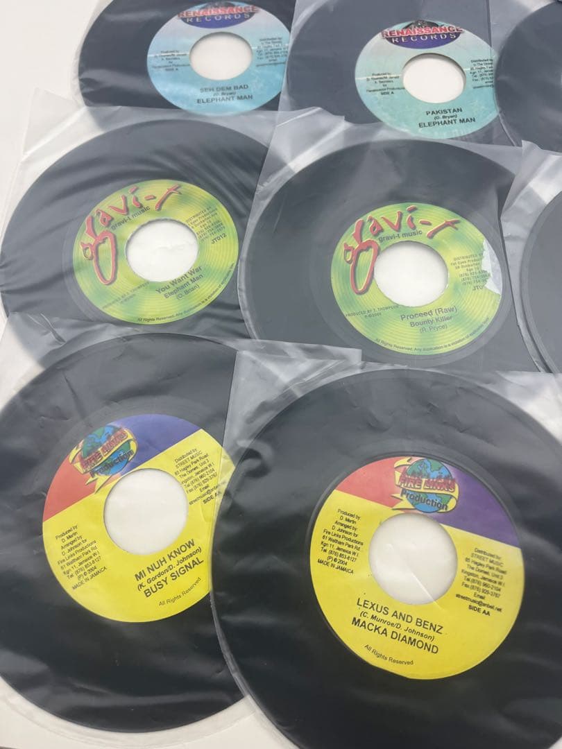 早い者勝ち！レゲエレコード7インチ140枚セット　2000年代ダンスホール系