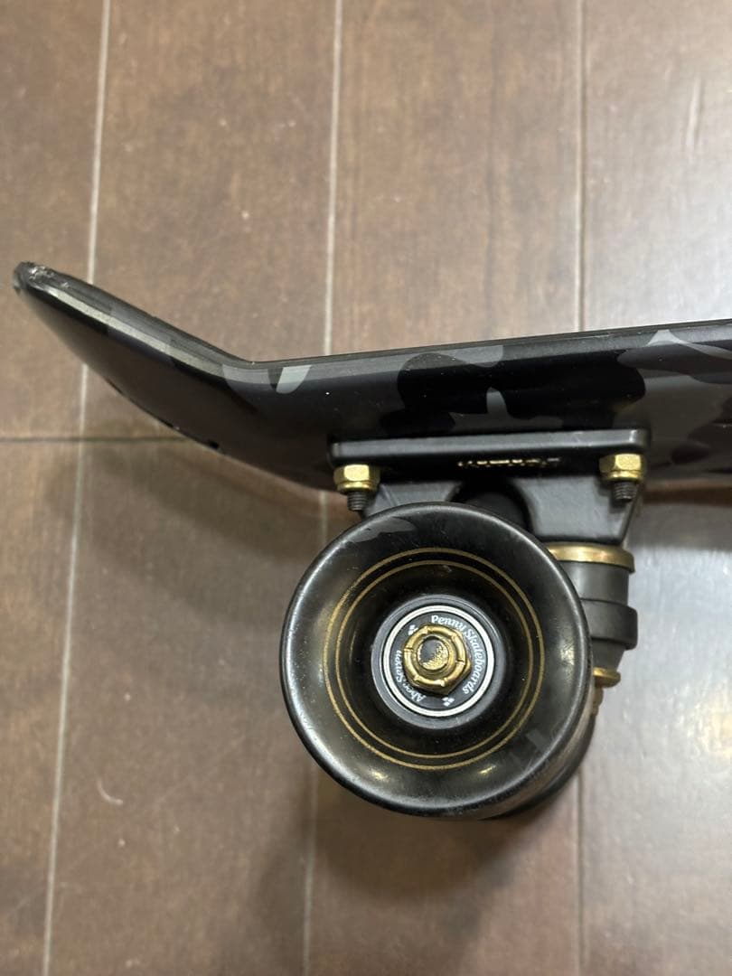 Penny 22インチ 日本限定 ペニー 黒×金×カモフラ スケボー クルーザー