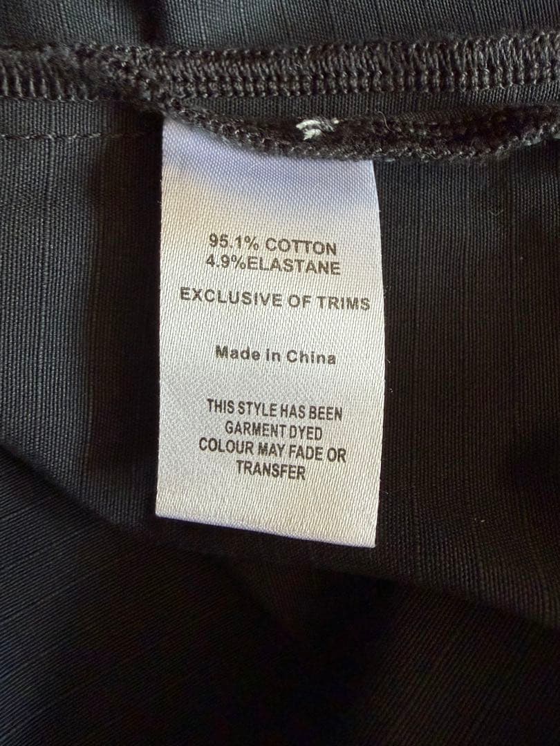 Nigel Cabourn LYBRO 黒シャツワンピース8（サンプル）