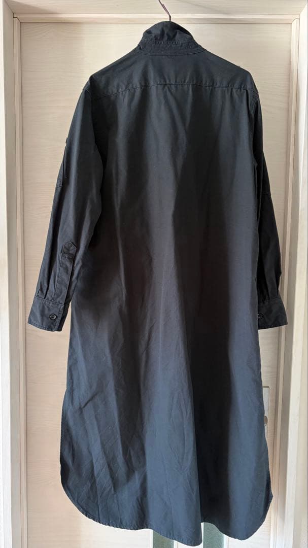 Nigel Cabourn LYBRO 黒シャツワンピース8（サンプル）