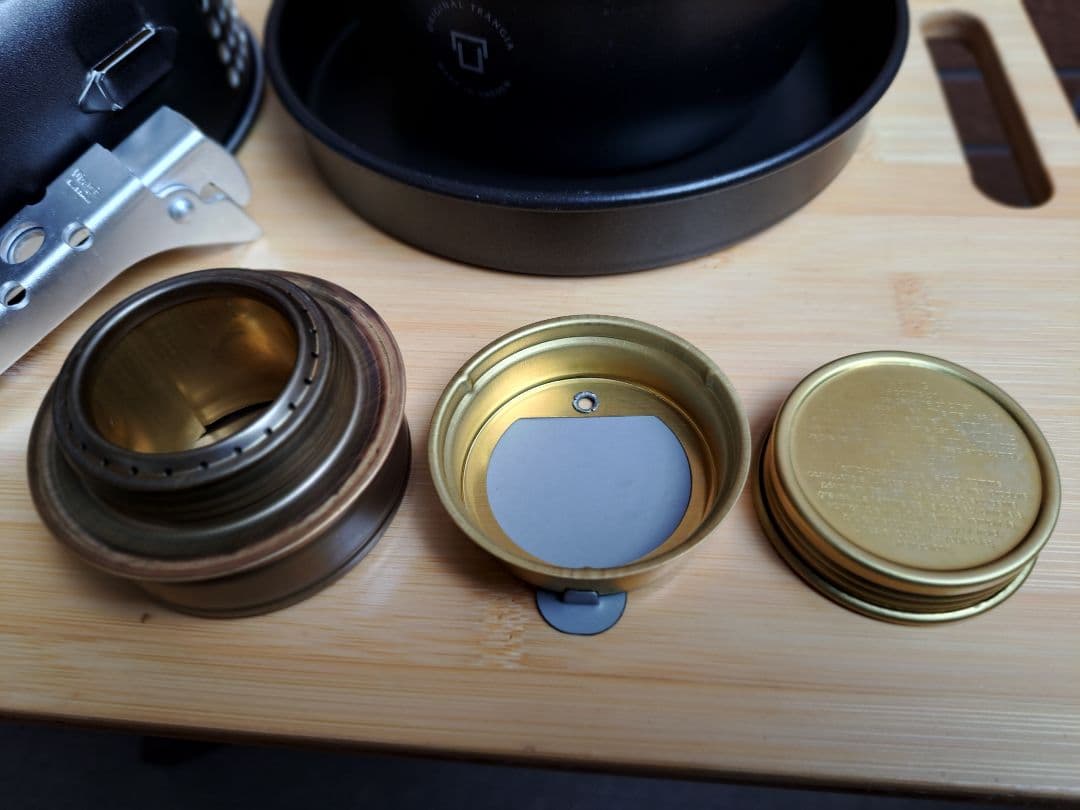 トランギアTrangia37-5ULクッカーセット[一部使用] アルコール燃料付