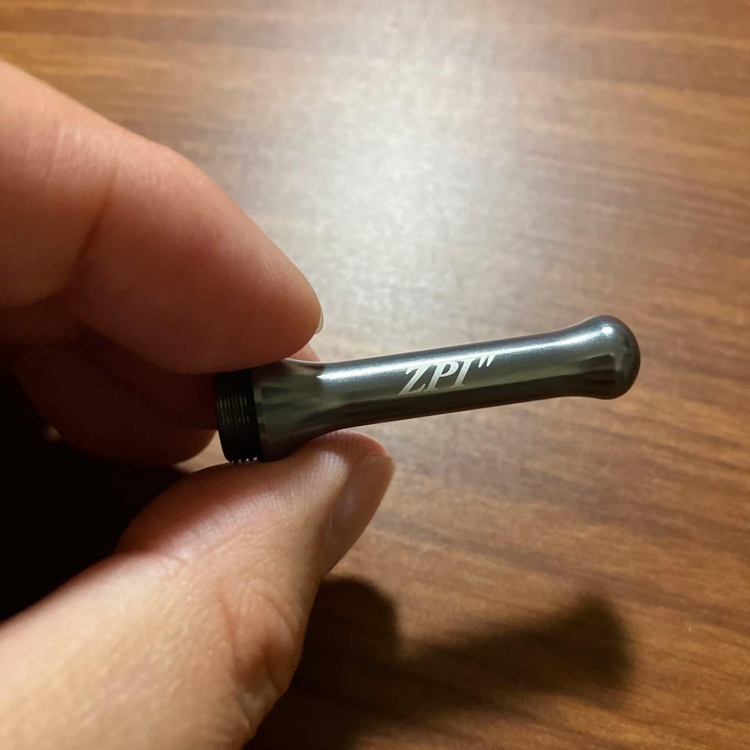 廃盤　美品　シマノ用　シングルハンドル　ZPI スリムノブ　スタンド