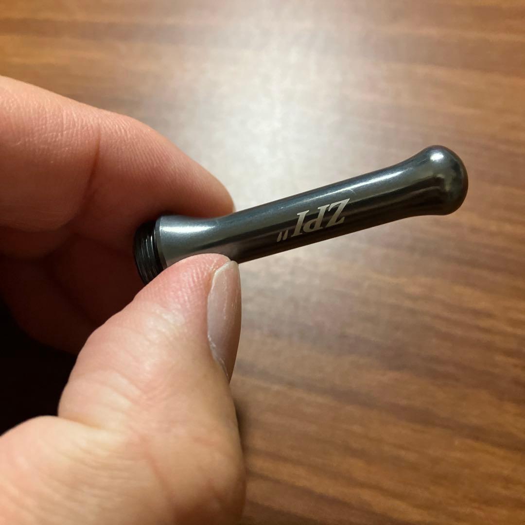 廃盤　美品　シマノ用　シングルハンドル　ZPI スリムノブ　スタンド