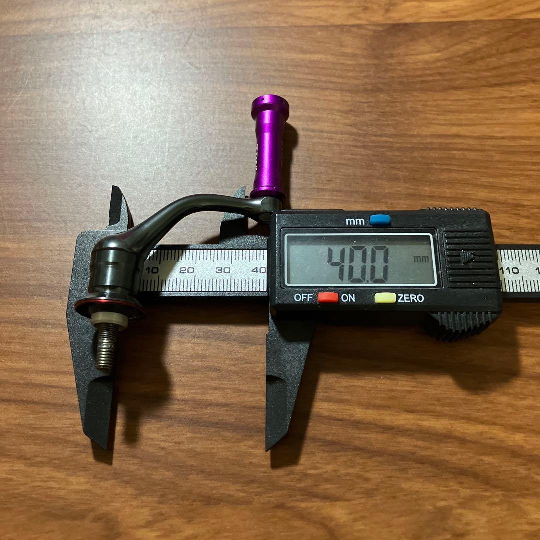 廃盤　美品　シマノ用　シングルハンドル　ZPI スリムノブ　スタンド