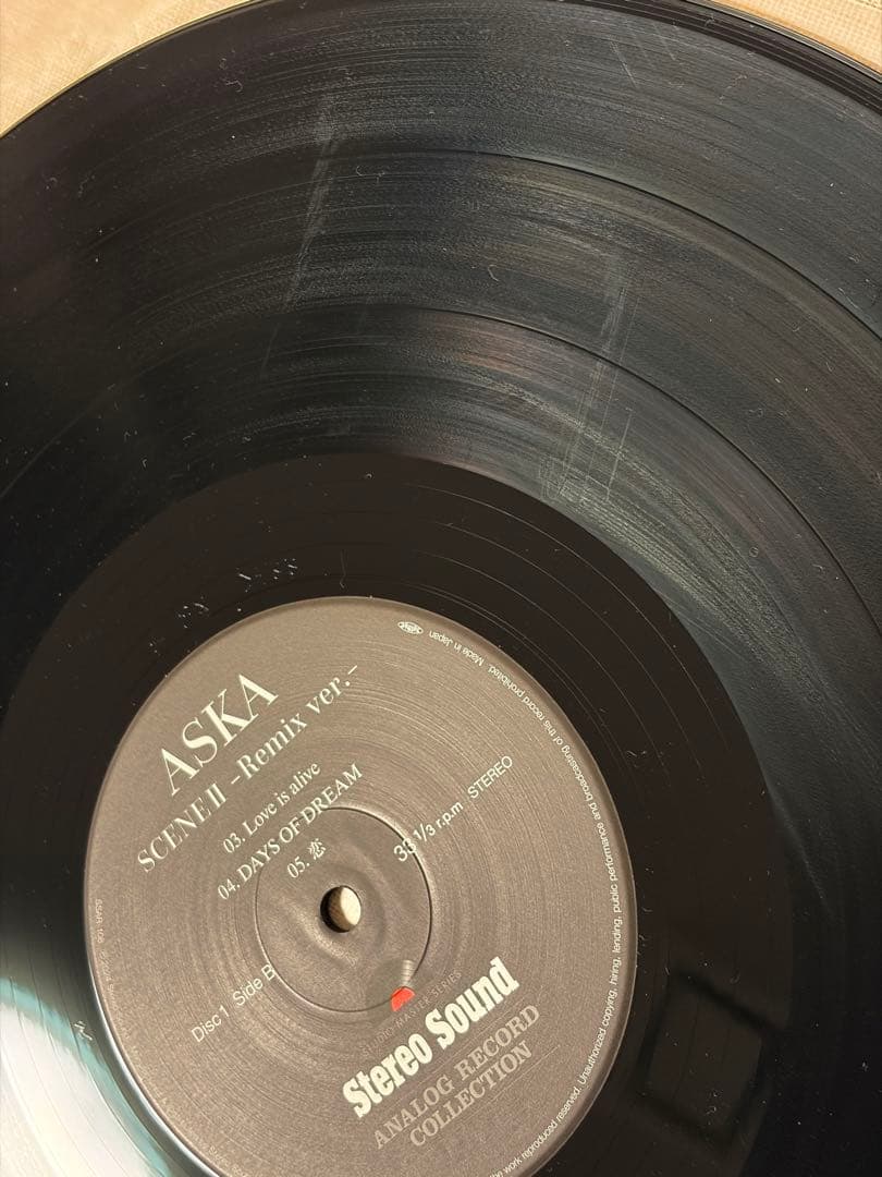 ASKA SCENE II -Remix ver.- レコード