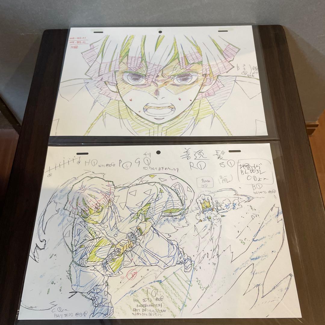 鬼滅の刃　完全生産限定版1〜6巻　ufotable特典付きアクスタ花札　複製原画