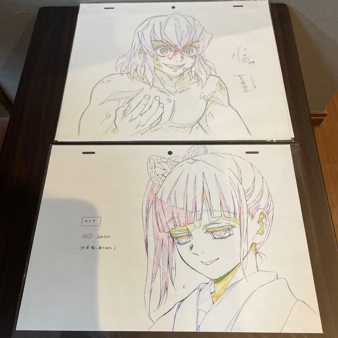 鬼滅の刃　完全生産限定版1〜6巻　ufotable特典付きアクスタ花札　複製原画