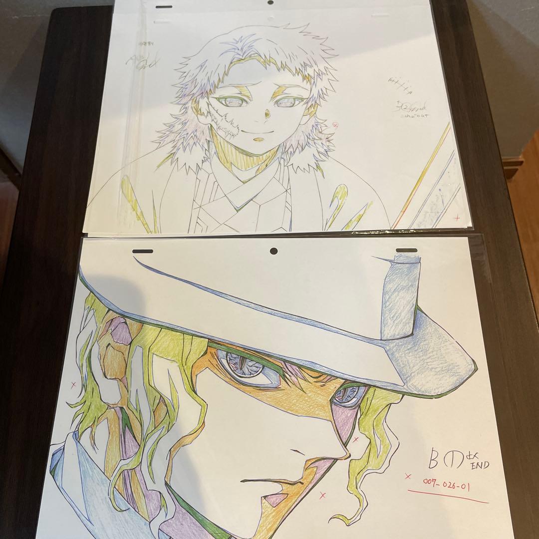 鬼滅の刃　完全生産限定版1〜6巻　ufotable特典付きアクスタ花札　複製原画