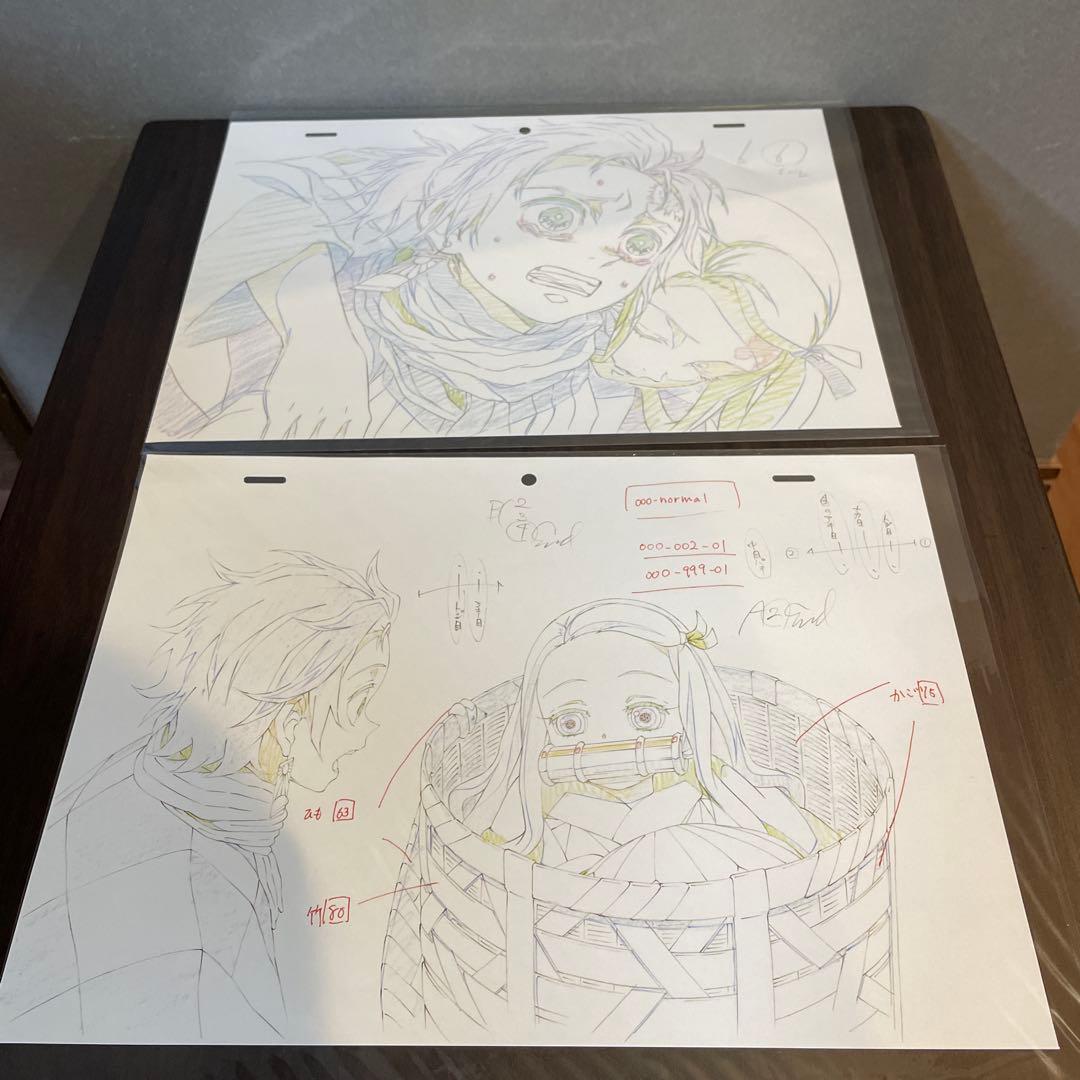 鬼滅の刃　完全生産限定版1〜6巻　ufotable特典付きアクスタ花札　複製原画