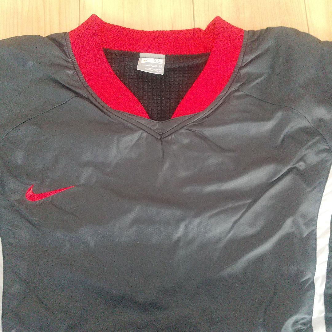 NIKE ウォーマー上下セット (グレー/レッド)