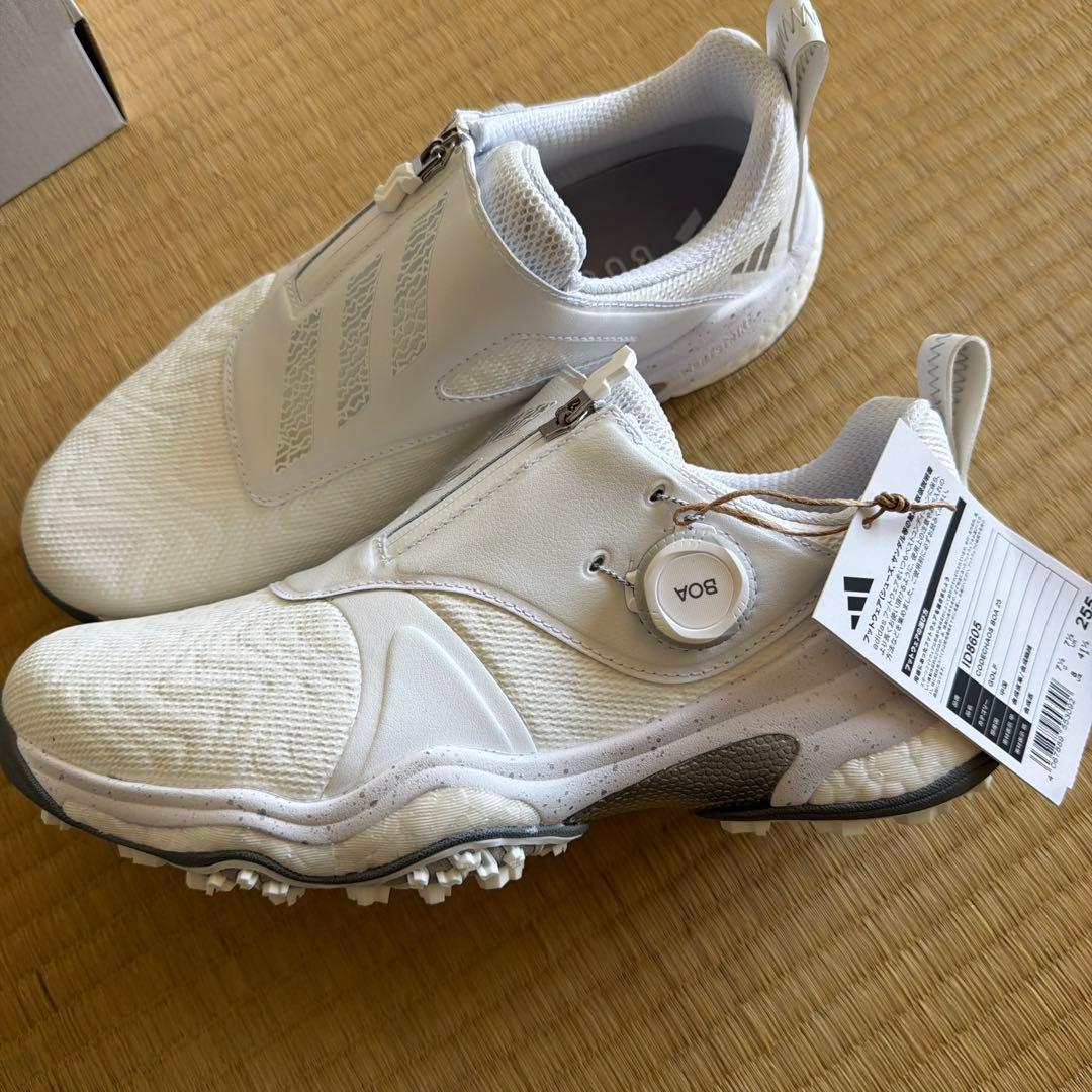 adidas ゴルフシューズ 25.5cm ホワイト