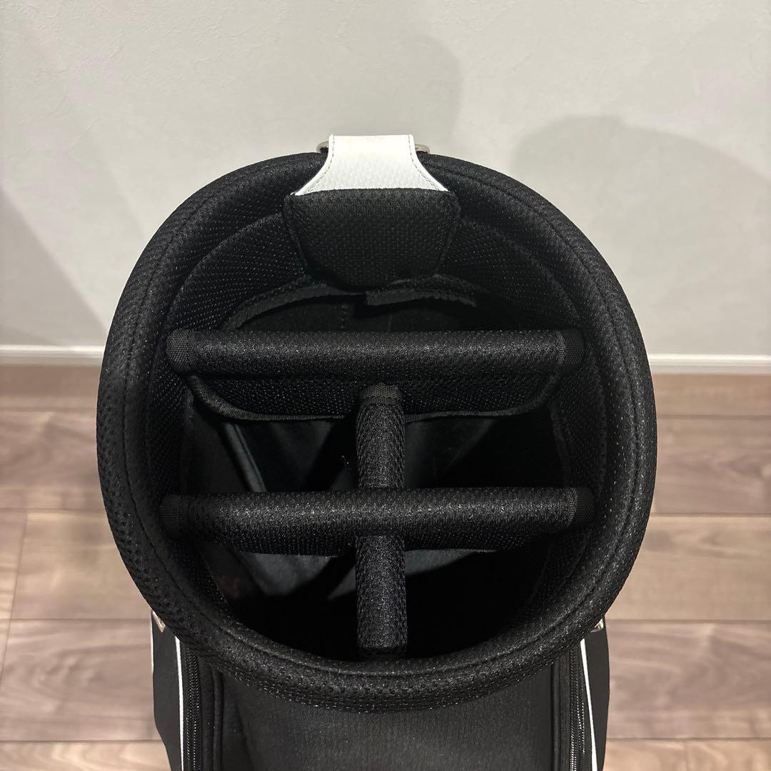 ADIDAS キャディバッグ ホワイト・ブラック・グリーン