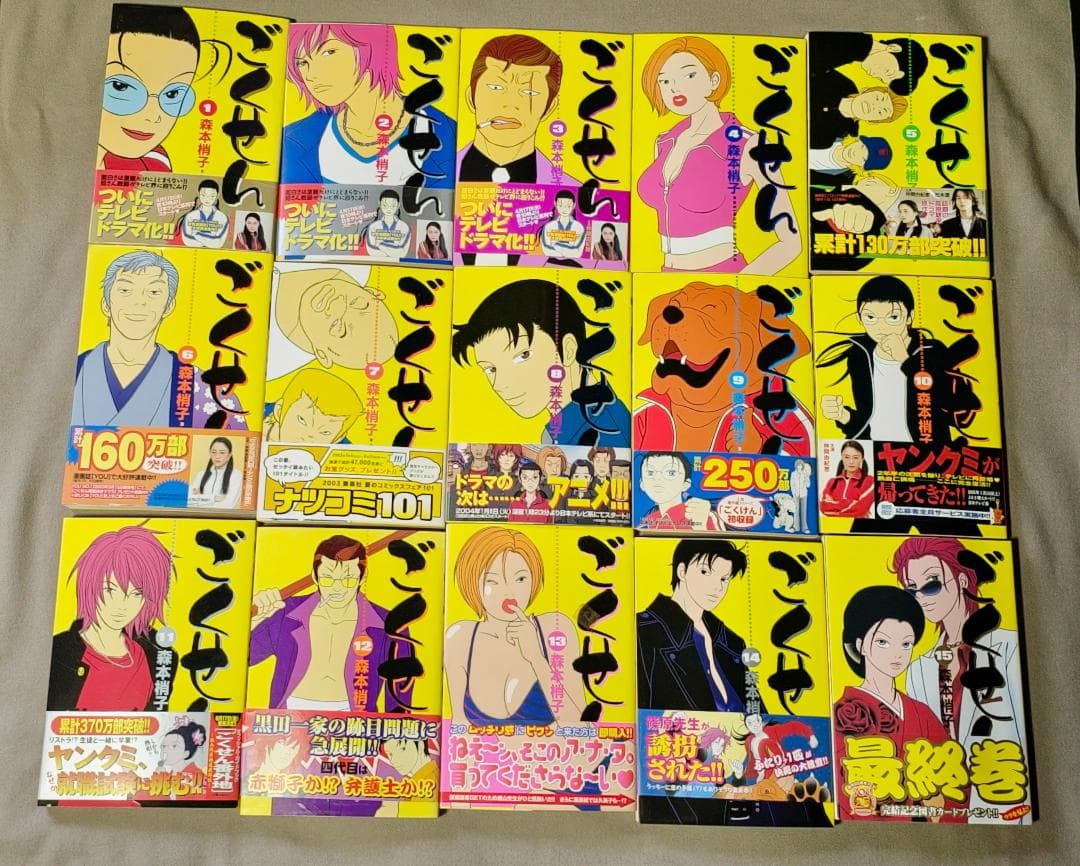 ごくせん（森本梢子）１巻～１５巻◇全巻セット