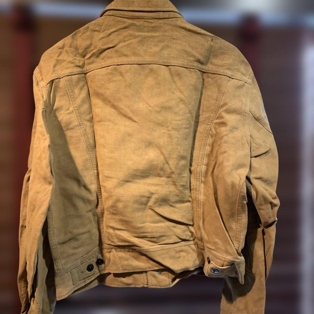 70年代lee 101J RIDERS Moleskin スエード風Gジャン古着