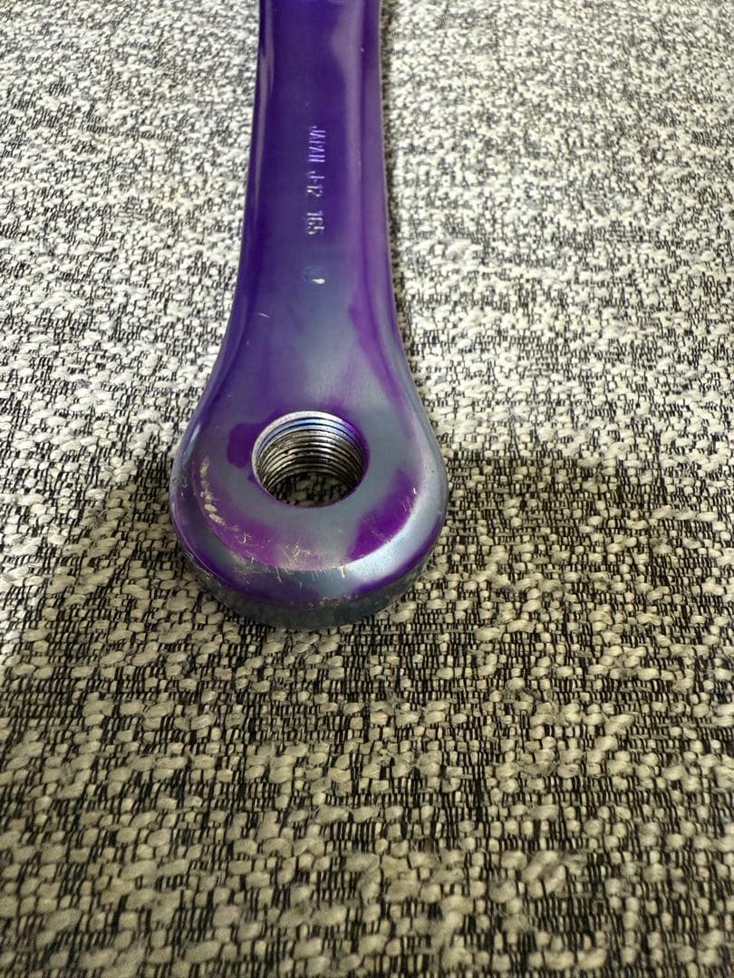 MASH X Sugino 75 Purple/Blue クランク　BB ピスト