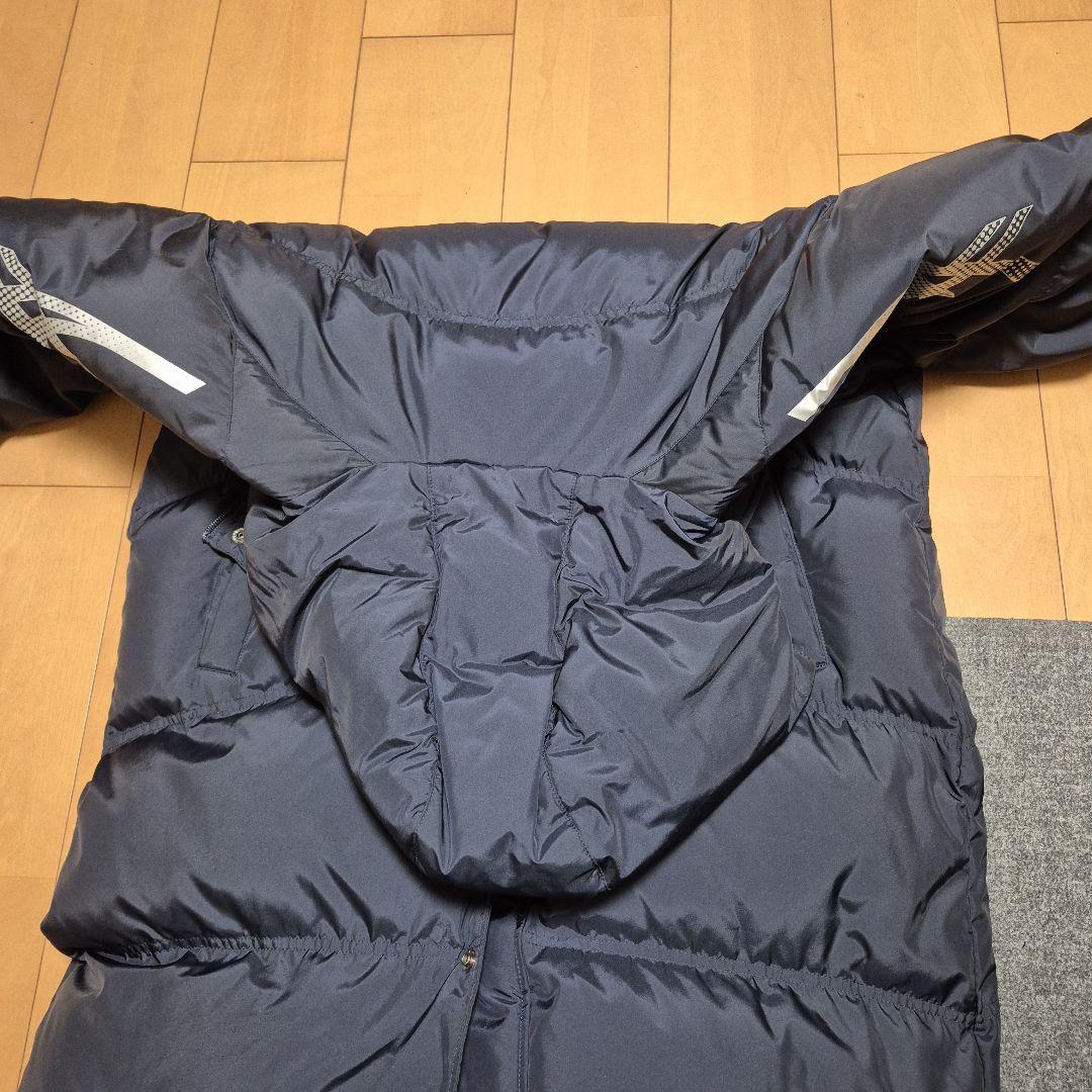 asics ネイビー ベンチコート