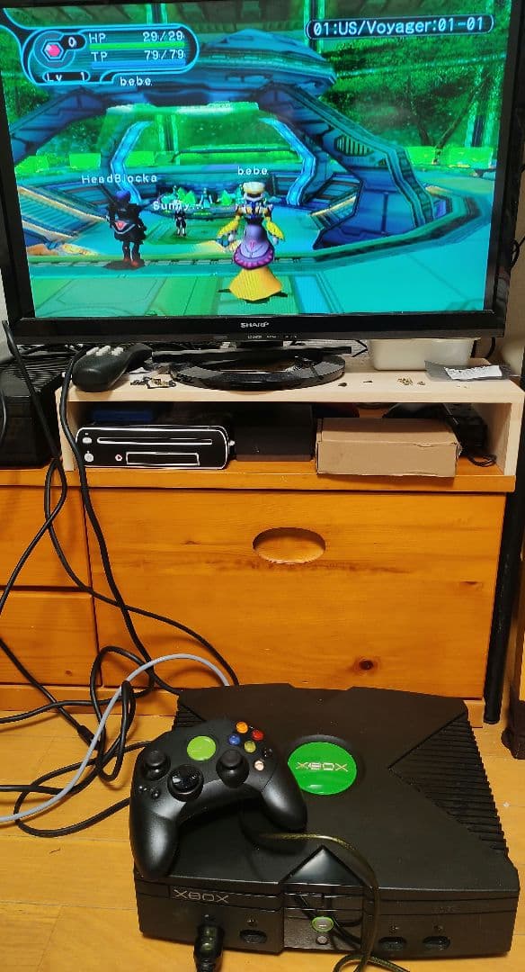 XBOX初代 EVOX化 〜トムソン HDD500GB-ROCKY5+1ゲーム