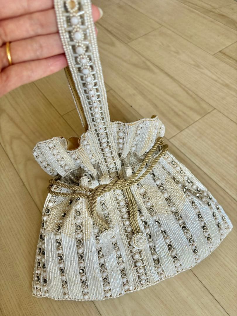 ※ブタさん※【希少】Sandawana Opera ビジューバッグ