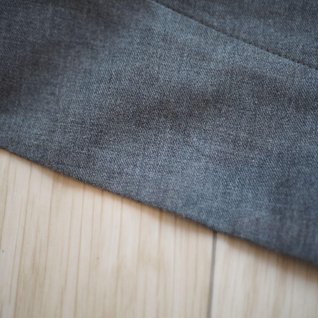 トゥモローランド BACCA グレー ショート丈 ボリュームスリーブブラウス