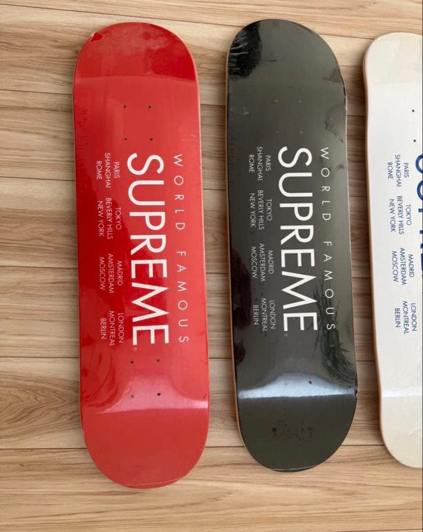 Supreme World Famous Skateboard Deck セット