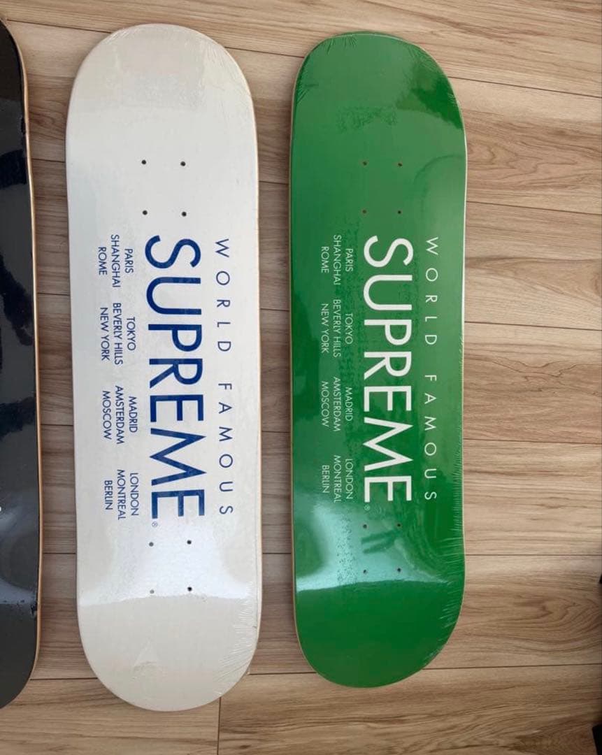 Supreme World Famous Skateboard Deck セット