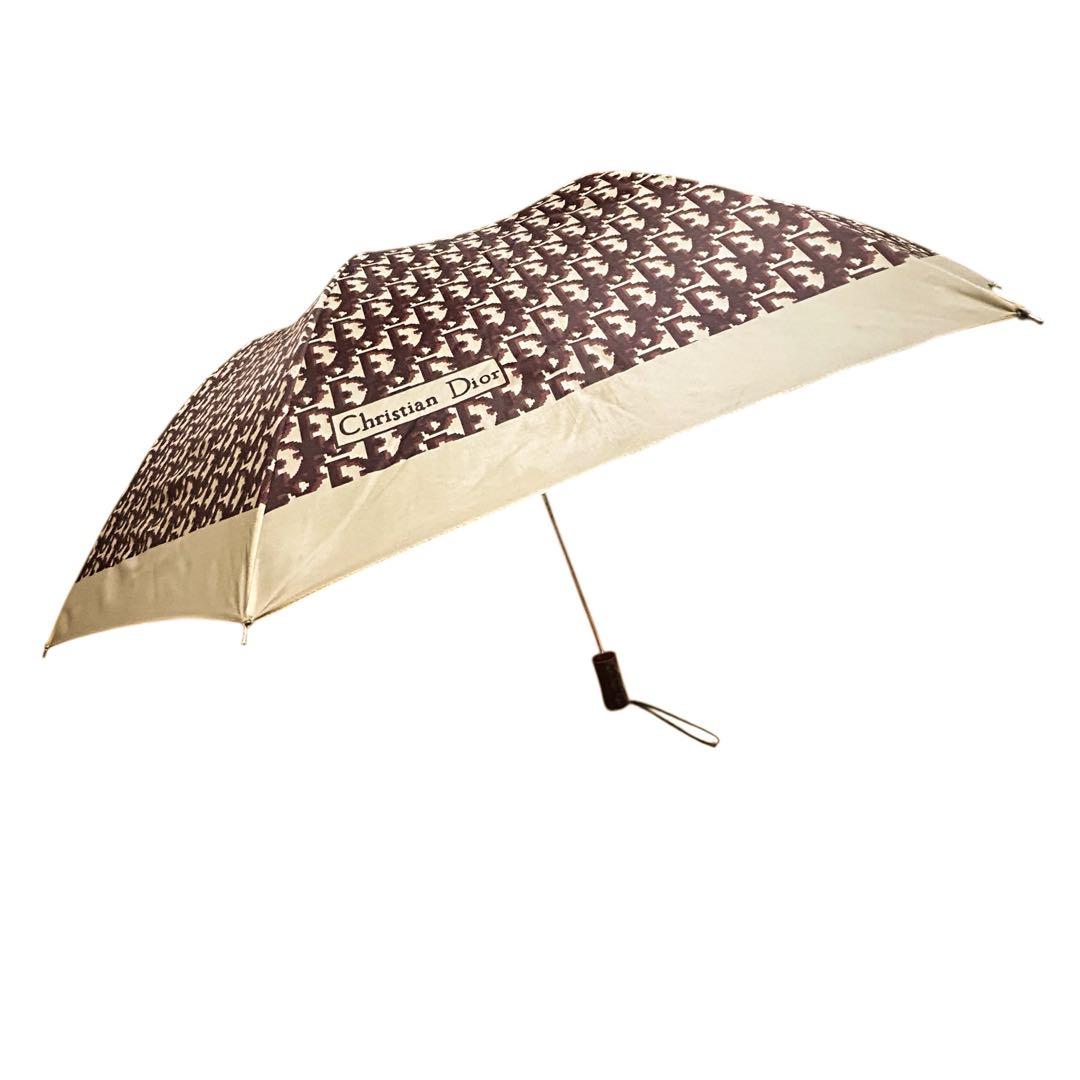 ディオール　Dior 折り畳み傘　トロッター　ディオール　オブリーク　ジャガード